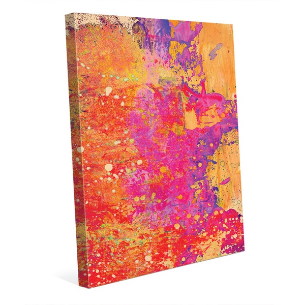 Incredibly Lucky Abstract Wall Art Print on Canvas - Overstock - 14102940