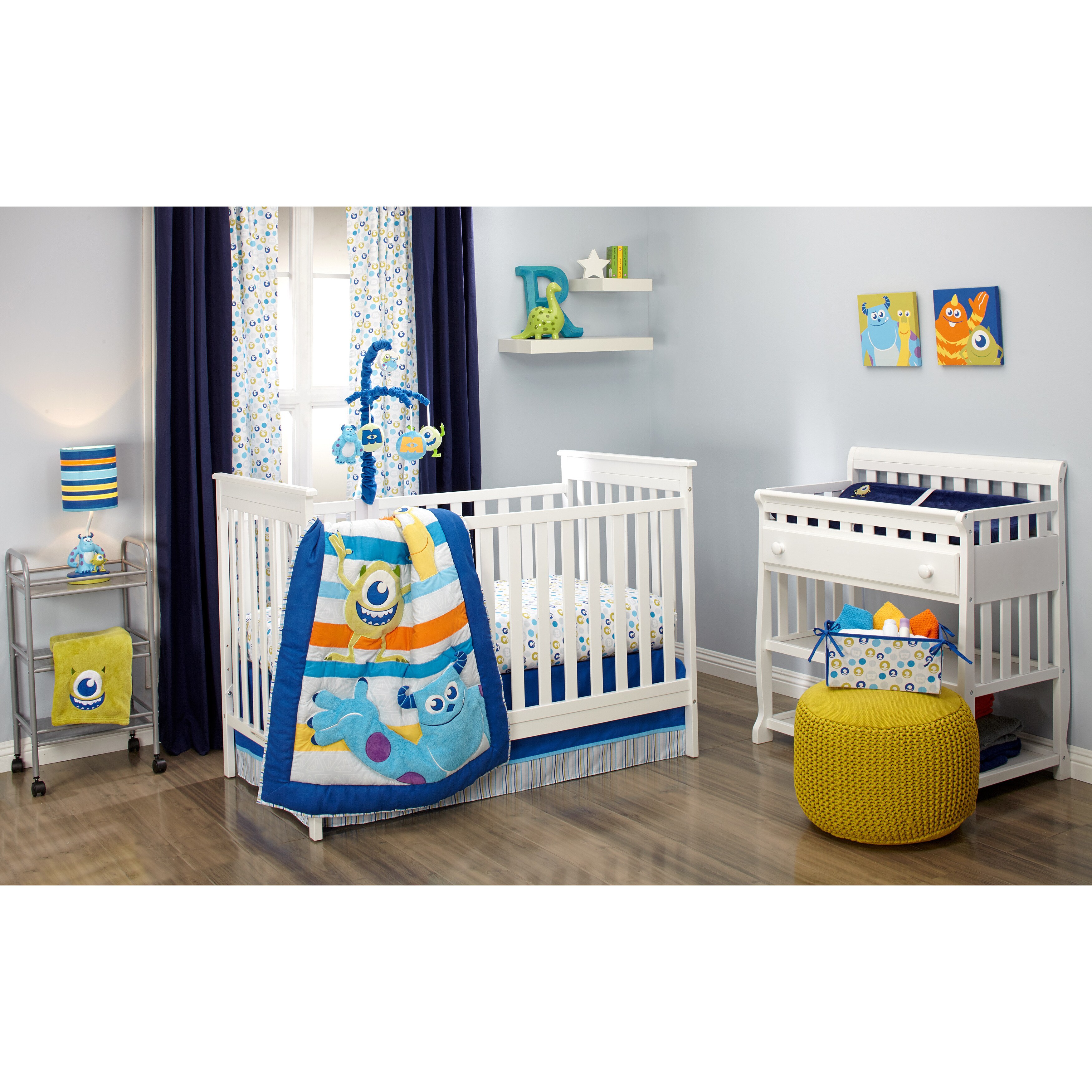 monsters inc crib set