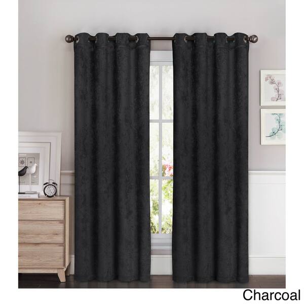 Shop Bella Luna Faux Suede Room Darkening Extra Wide 84 Inch