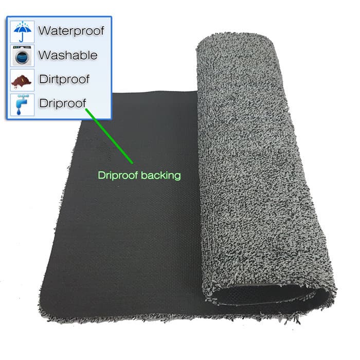Magic Absorbent Fast Drying Non-slip Clean Step Door Mat (1'6" x 2'4")