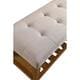 Porch & Den Roswell Multicolor Tufted Fabric Bench - Thumbnail 8