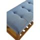 Porch & Den Roswell Multicolor Tufted Fabric Bench - Thumbnail 10