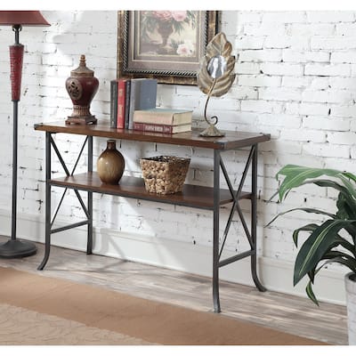 Convenience Concepts Brookline Console Table with Shelf