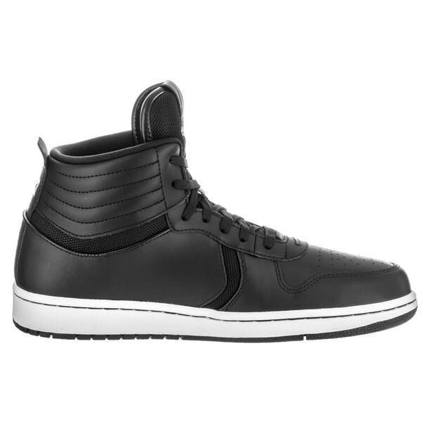 Shop Jordan Men S Air Jordan Heritage Black Leather Basketball