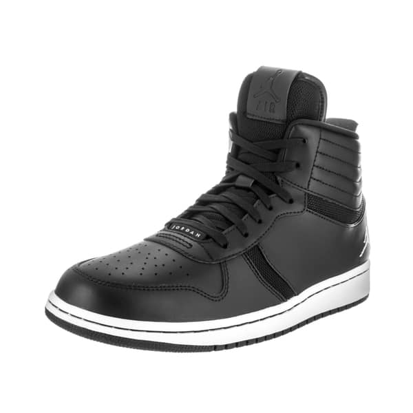 Shop Jordan Men S Air Jordan Heritage Black Leather Basketball