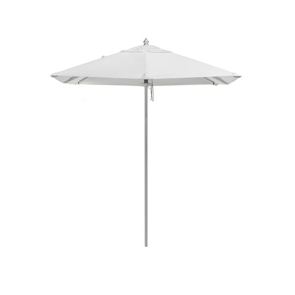 Oxford Garden Market Square 72inch Natural Sunbrella Canvas Umbrella