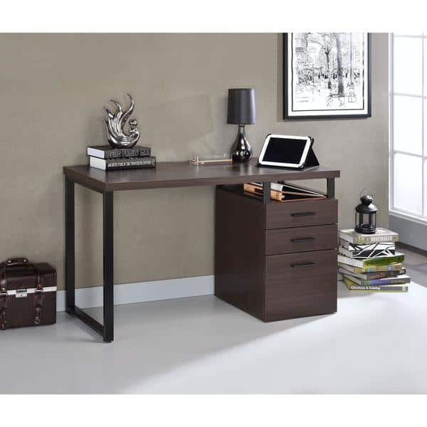 Shop Acme Furniture Coy Desk With Reversible File Cabinet Free