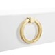 preview thumbnail 10 of 8, SAFAVIEH Couture High Line Collection Maia 2-Drawer White/ Gold Leaf Lacquer Desk