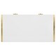 preview thumbnail 9 of 8, SAFAVIEH Couture High Line Collection Maia 2-Drawer White/ Gold Leaf Lacquer Desk