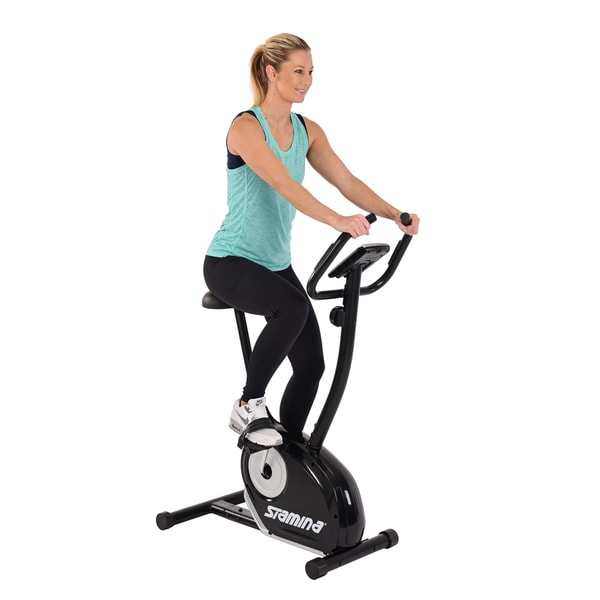 stamina magnetic upright exercise bike