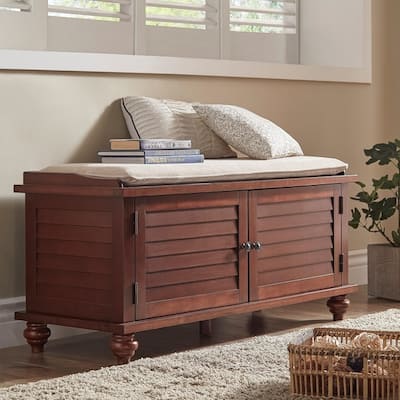 Buy Storage Benches Brown Solid Online At Overstock Our Best