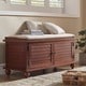 preview thumbnail 5 of 29, Maybelle Velvet Cushion Shutter Door Storage Bench by iNSPIRE Q Classic