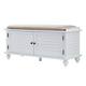 Maybelle Velvet Cushion Shutter Door Storage Bench by iNSPIRE Q Classic