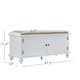 Maybelle Velvet Cushion Shutter Door Storage Bench by iNSPIRE Q Classic