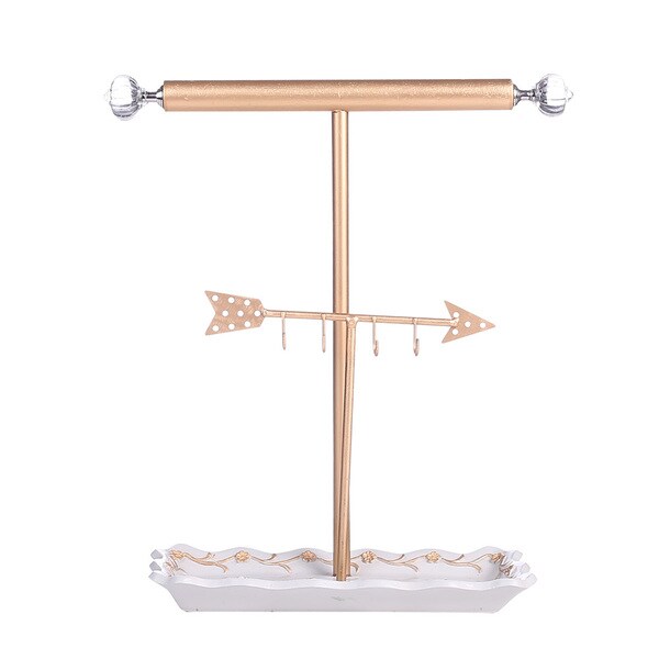 Ikee Design Golden Arrow Jewelry Display and Jewelry Stand Hanger Organizer