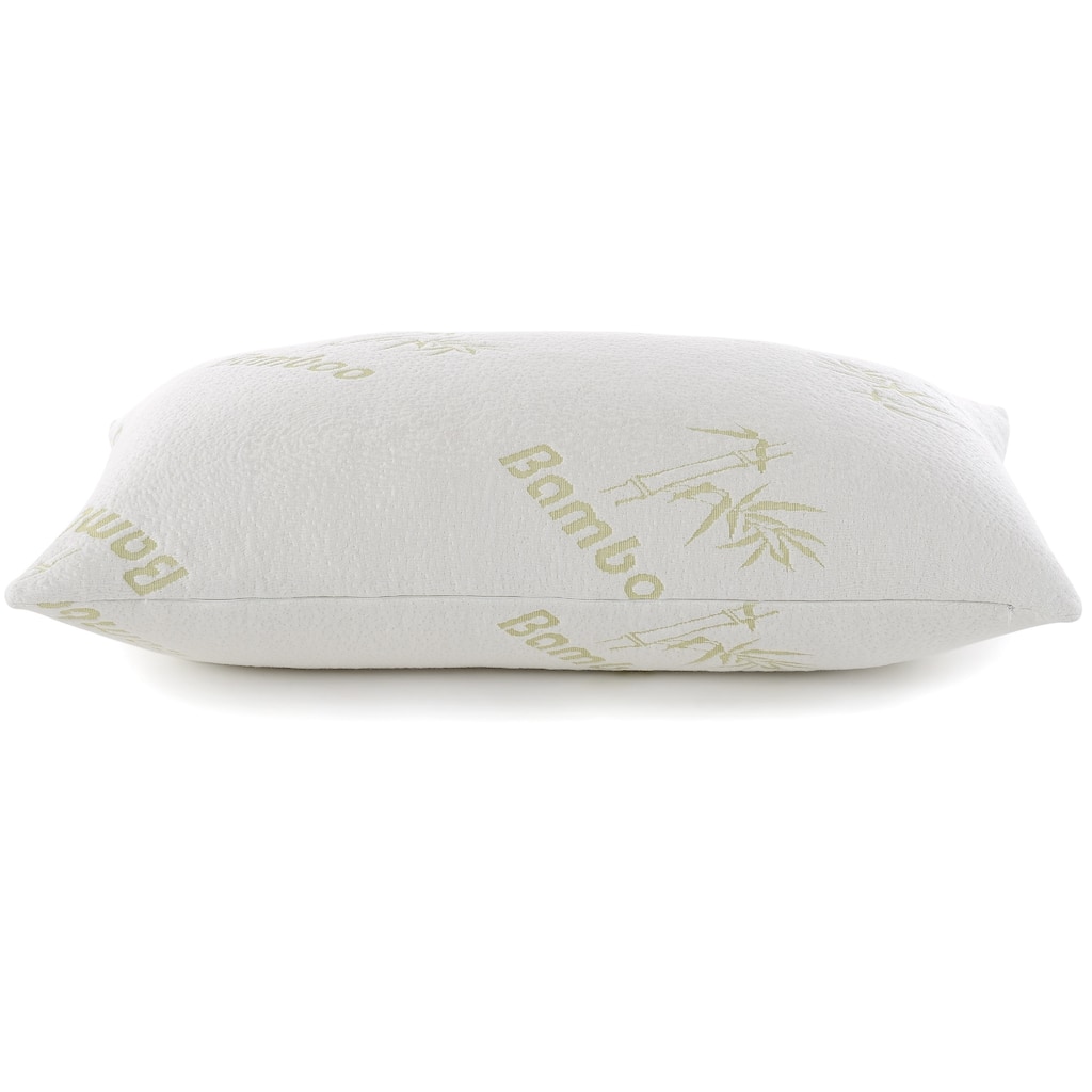 Cheer Collection Shredded Memory Foam Pillow - White