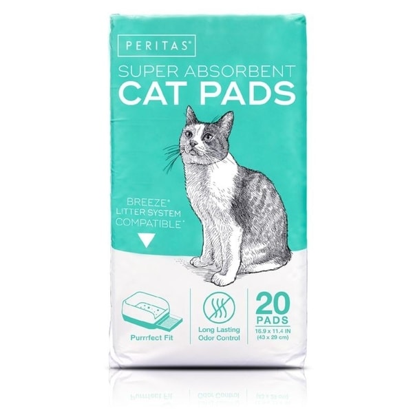 cat litter box with pee pad