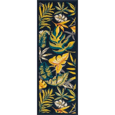 Alexander Home Palm Leaf Rug