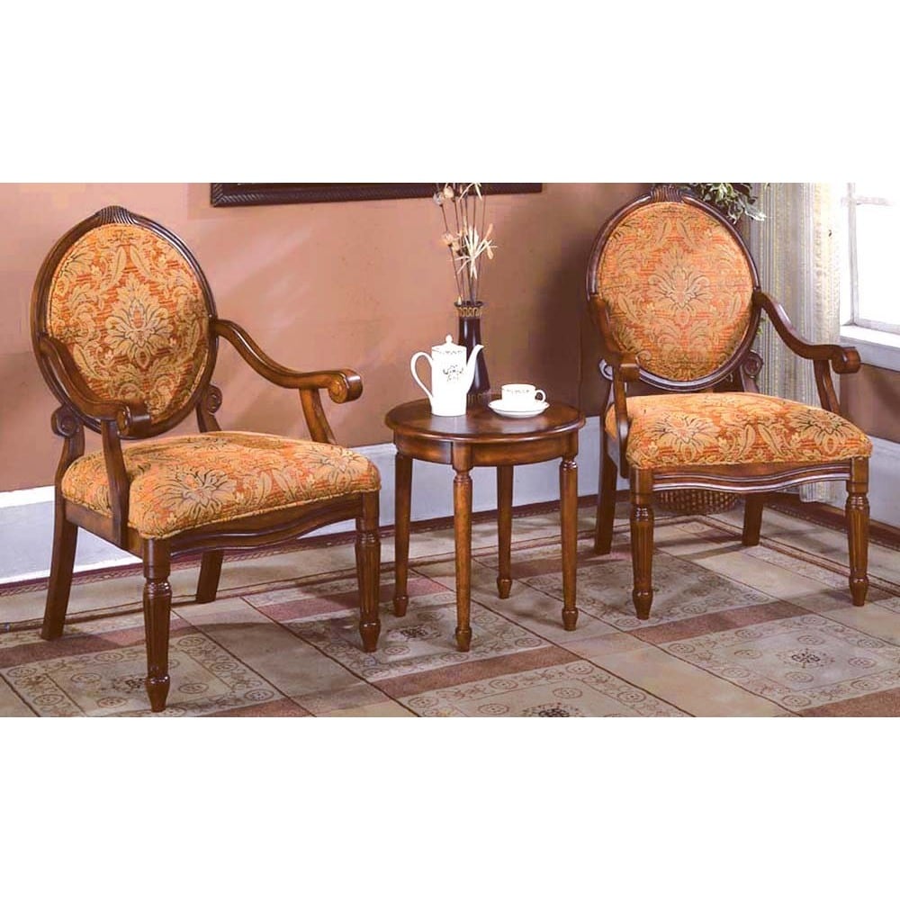 Best Master Furniture 3 Pcs Accent Arm Chair Set On Sale Bed