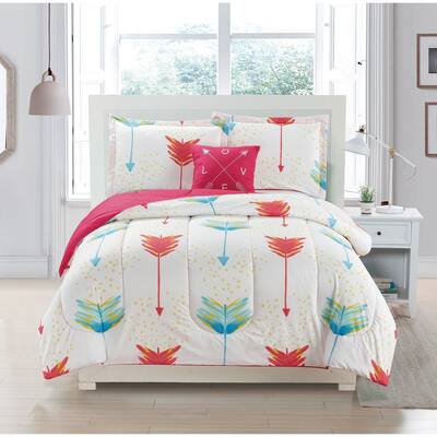 Firefly Patterned 4-piece Comforter Set - Multi