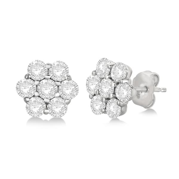 flower shaped earrings studs