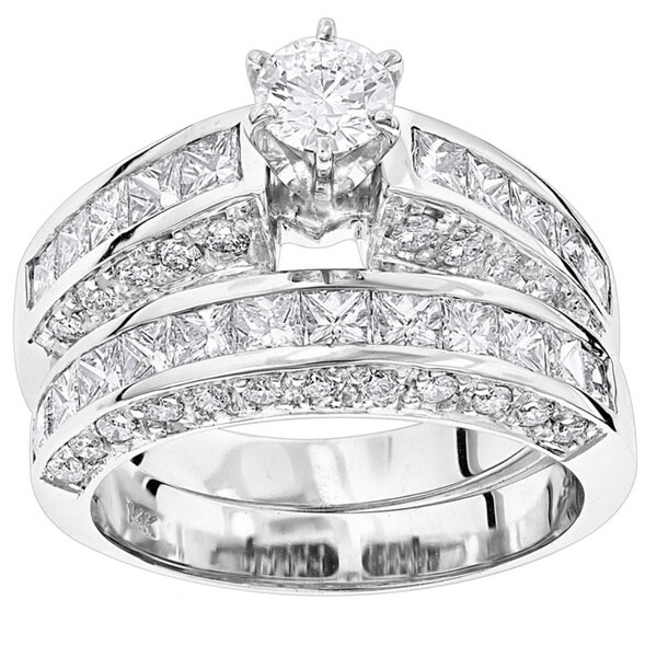 Shop Luxurman 14k Gold 5 1/10ct TDW Diamond Designer Engagement Ring