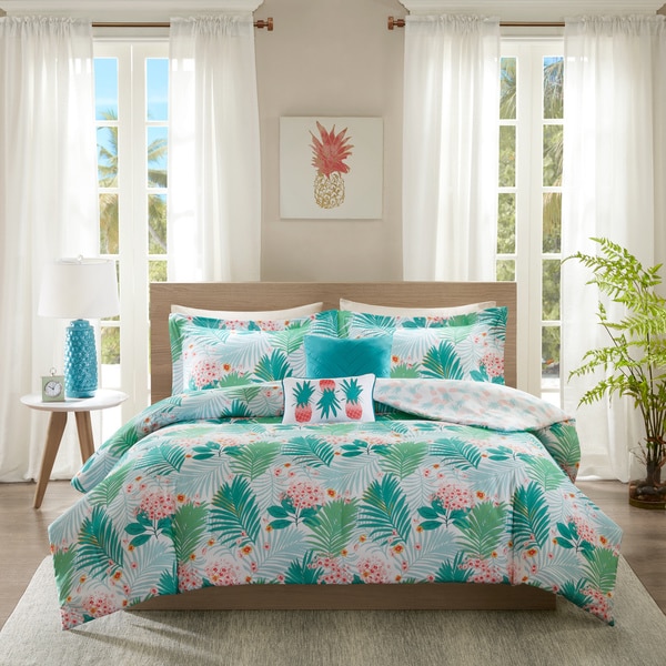 Intelligent Design Lilo Aqua Printed Comforter Set