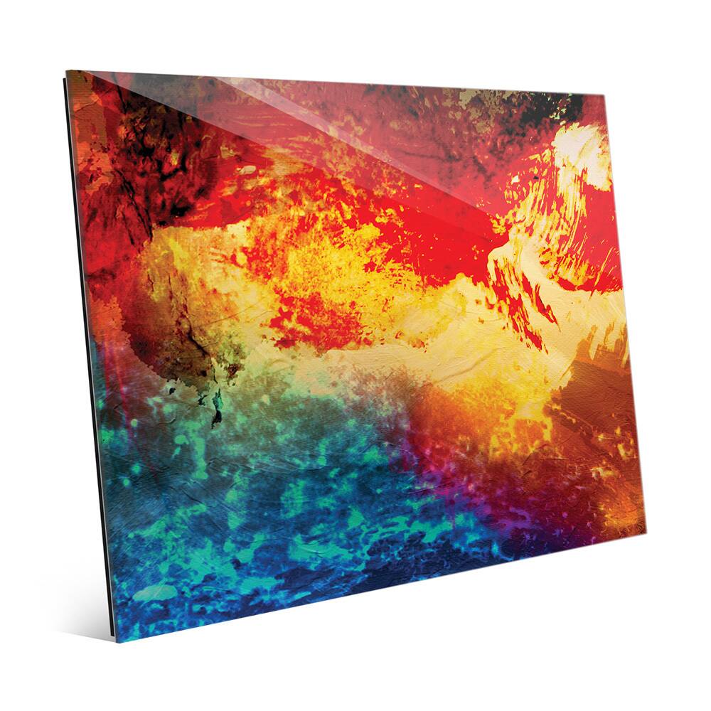 'Pleistocene' Glass Wall Art Print