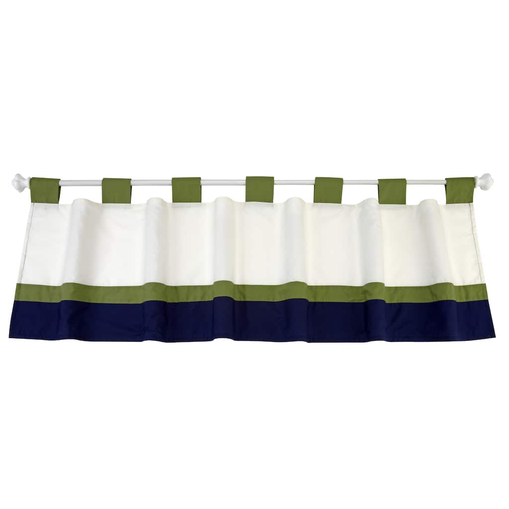 NoJo Alligator Blues Window Valance