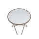 preview thumbnail 4 of 3, Acme Furniture Valora Gold-tone Metal/White Glass Coffee or End Table