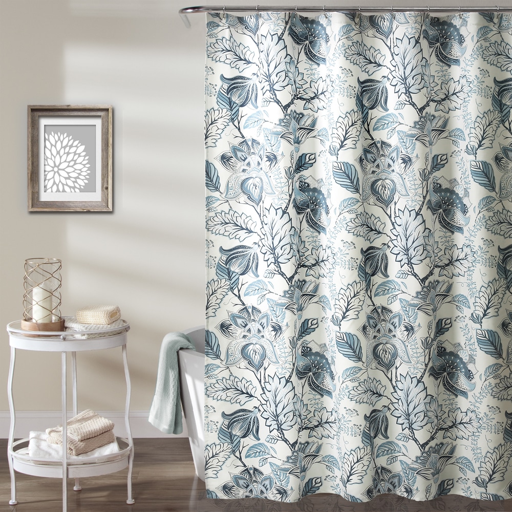 Lush Decor Cynthia Jacobean Shower Curtain