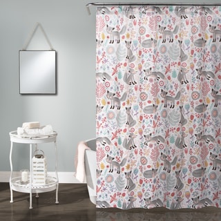 Lush Decor Pixie Fox Shower Curtain