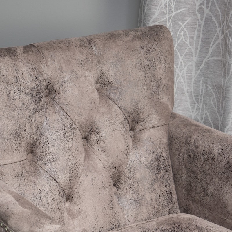 Malone Microfiber Club Chair by Christopher Knight Home - 28.00 L x 29.50 W x 33.50 H