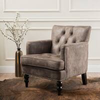 Malone Microfiber Club Chair by Christopher Knight Home