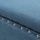 preview thumbnail 12 of 60, Tatiana Contemporary Fabric Storage Ottoman with Nailhead Trim by Christopher Knight Home