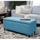 preview thumbnail 6 of 60, Tatiana Contemporary Fabric Storage Ottoman with Nailhead Trim by Christopher Knight Home
