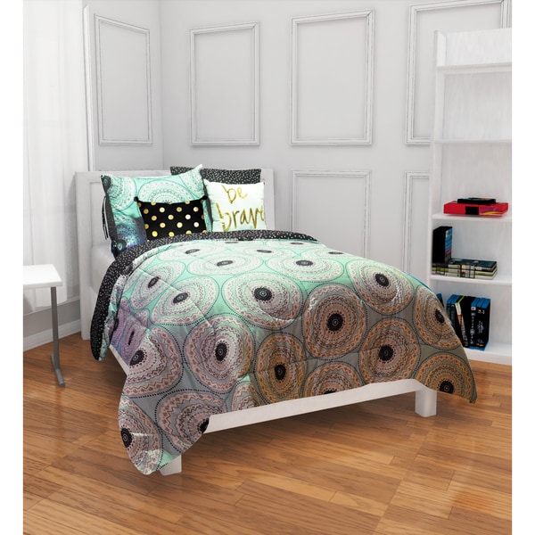 Formula Whitney Mint 9-piece Bed in a Bag with Sheet Set