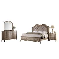 Acme Furniture Louis Philippe III White 4-piece Bedroom Set - On Sale - Bed  Bath & Beyond - 12331254