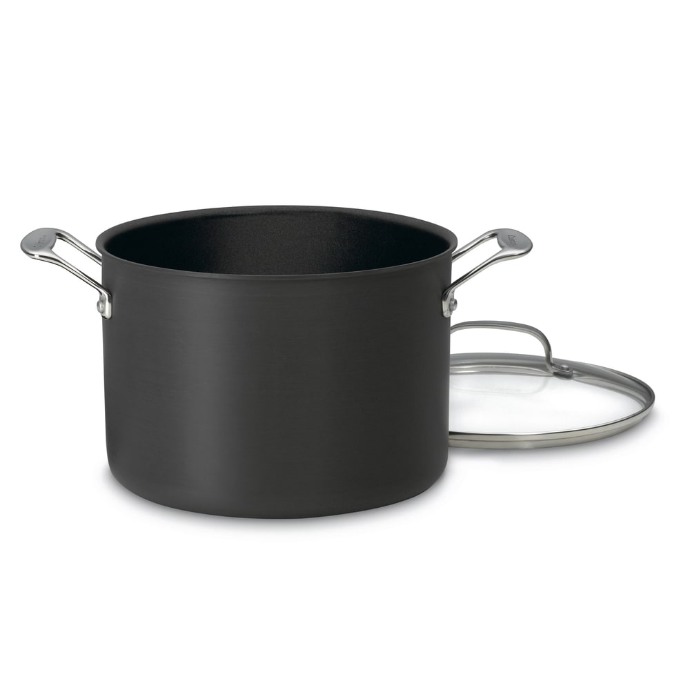 Bra Monix Blue Diamond 2.3 Quarts Non-Stick Anodized Aluminum Stock Pot