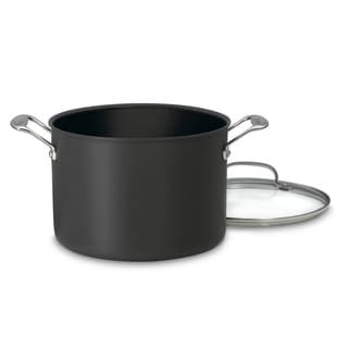 Cuisinart 64193-20 Hard Anodized 3-Quart Saucepan with Cover  Contour-Stainless-Steel-Cookware, Black