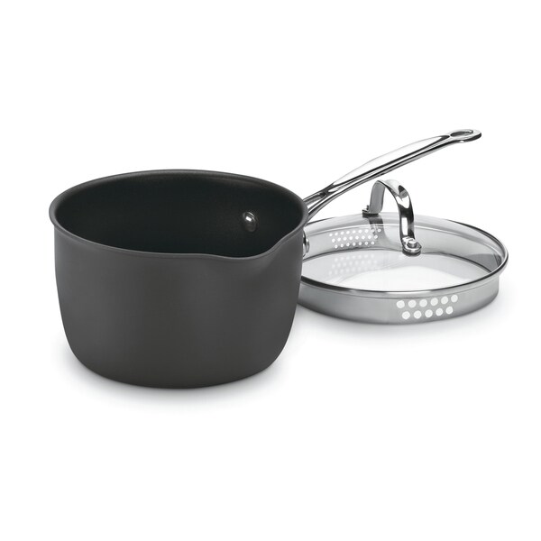 Cuisinart Chef's Classic Non-Stick 3-quart Cook and Pour Saucepan with Cover. Opens flyout.