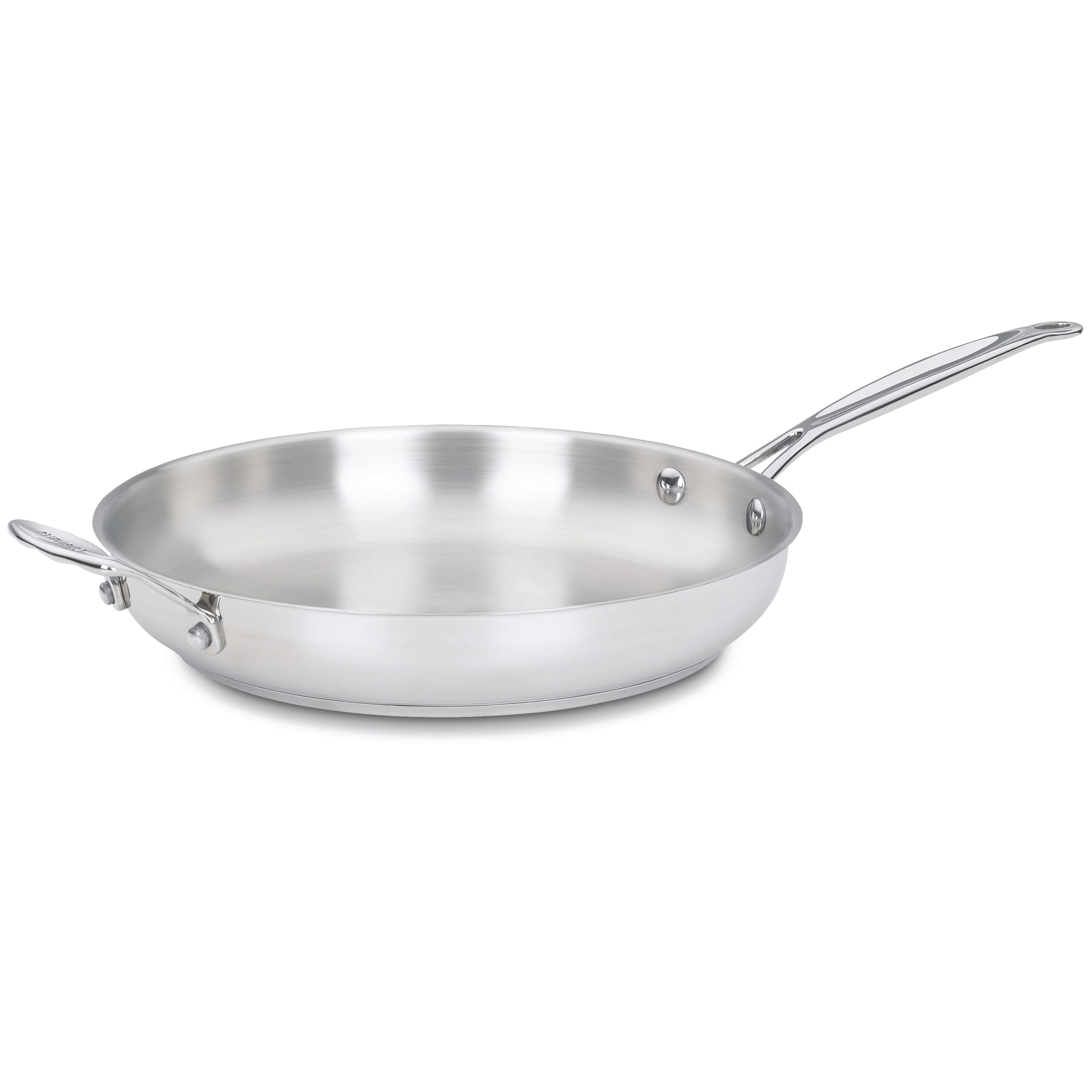 Cuisinart Dishwasher Safe Hard-Anodized 12-Inch Open Skillet with Helper  Handle
