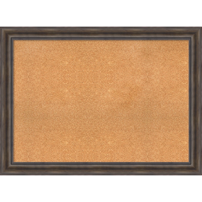 Framed Cork Board, Choose Your Custom Size, Rustic Pine Wood