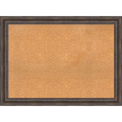 Framed Cork Board, Choose Your Custom Size, Rustic Pine Wood