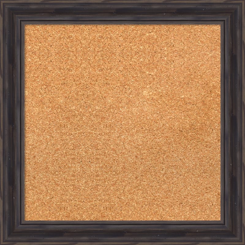 Framed Cork Board, Choose Your Custom Size, Rustic Pine Wood