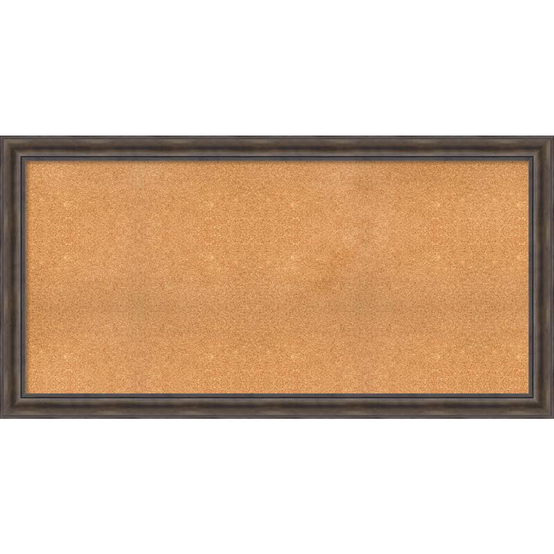 Framed Cork Board, Choose Your Custom Size, Rustic Pine Wood