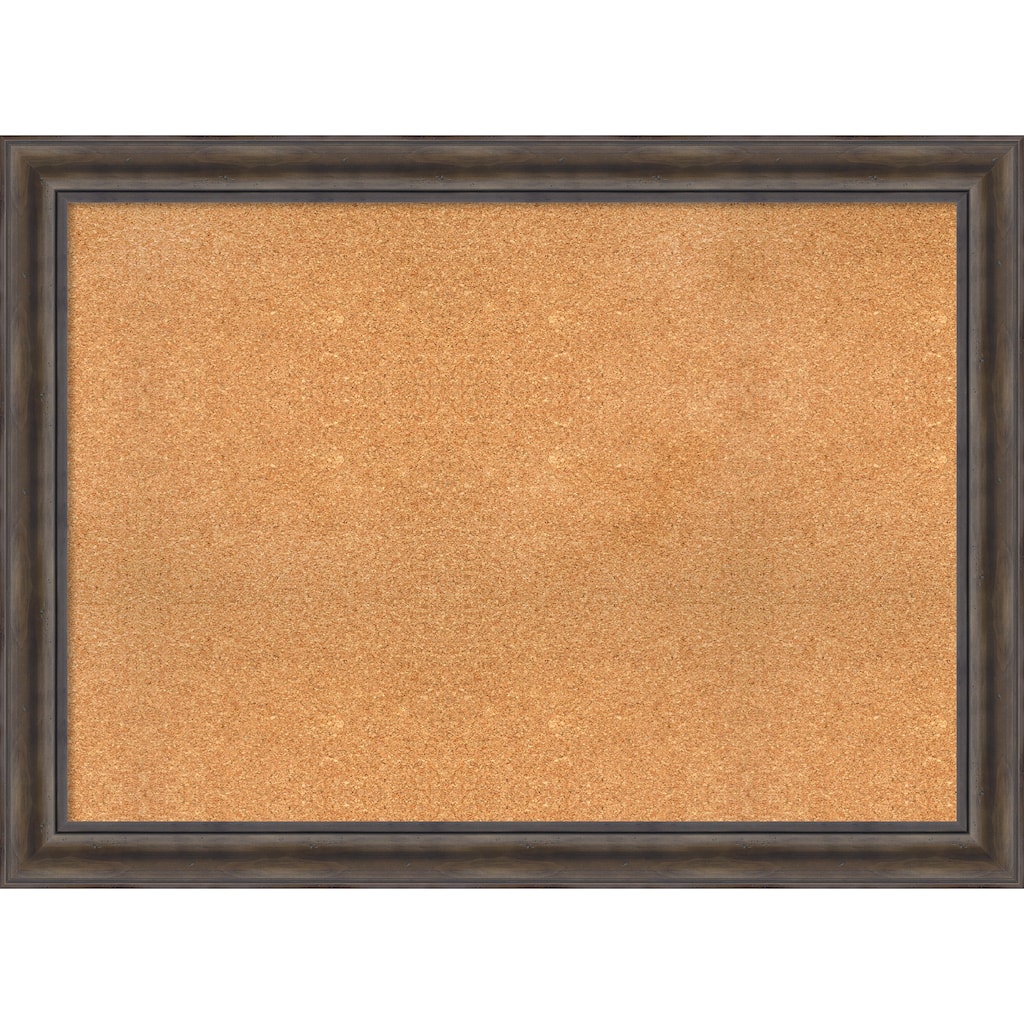 Framed Cork Board, Choose Your Custom Size, Rustic Pine Wood