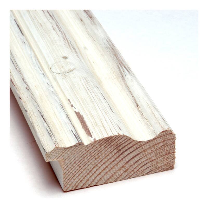 Framed Cork Board, Choose Your Custom Size, Country White Wash Wood