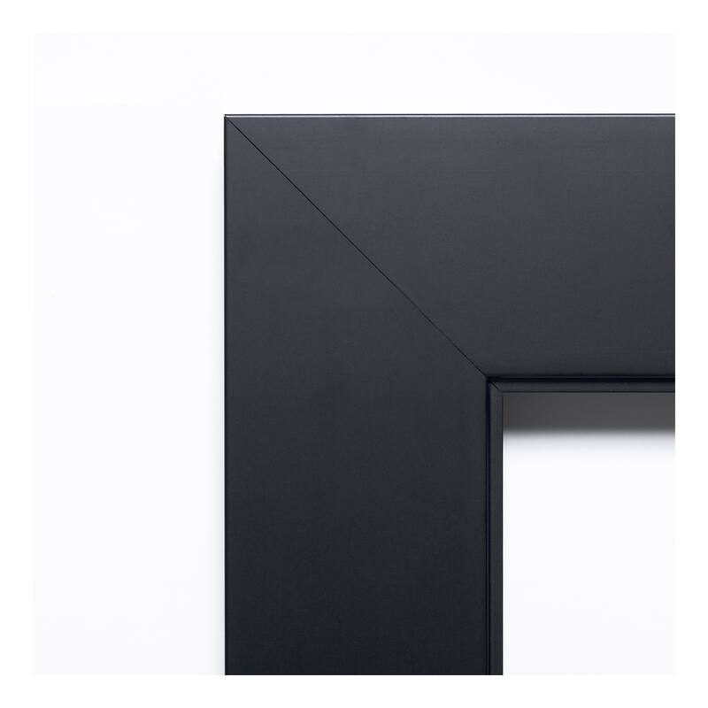 Framed Cork Board, Choose Your Custom Size, Corvino Satin Black Wood