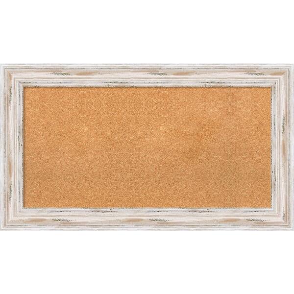 Shop Framed Cork Board Choose Your Custom Size Alexandria White